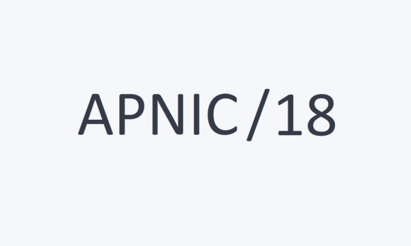 buy apnic /18