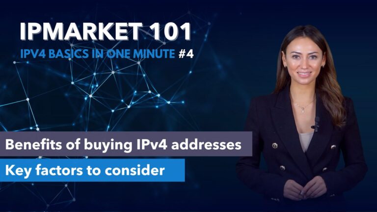 IP Market 101 – Basics of IPv4 in One Minute: Episode 4 is Now Live