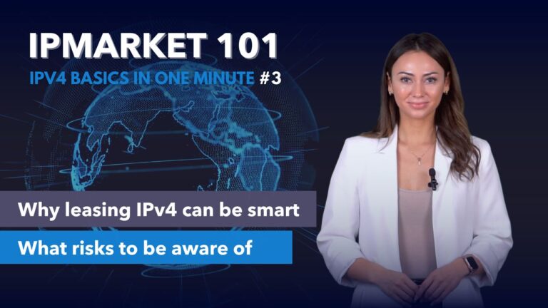 IP Market 101 – Basics of IPv4 in One Minute: Episode 3 is Now Live