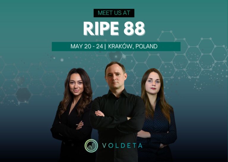 Voldeta Team at RIPE 88 Krakow – Key Highlights